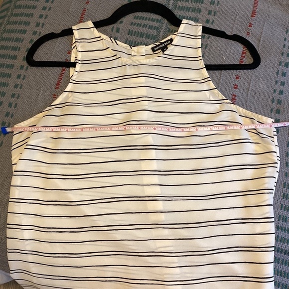 Who What Wear, Sleeveless, White & Black Striped Tank, Size M, EUC - Picture 6 of 7